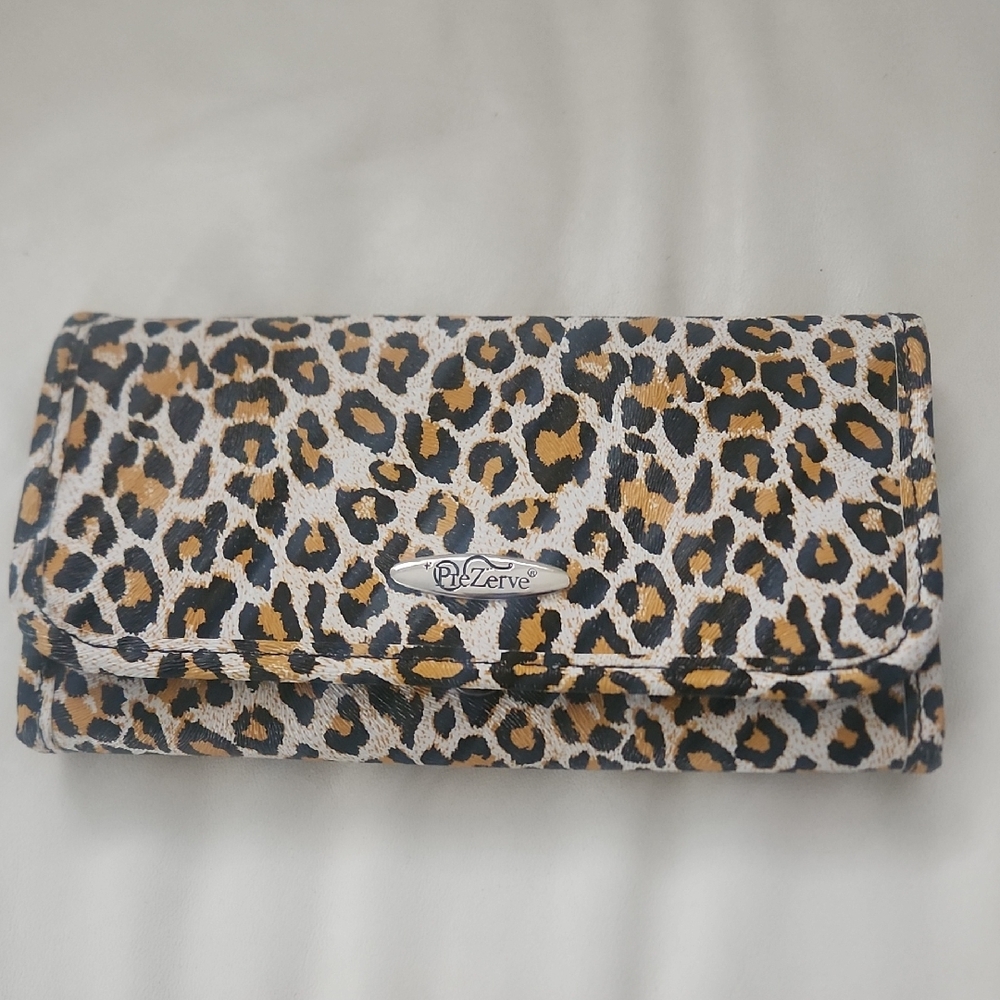 Leopard Print Jewelry Travel Case